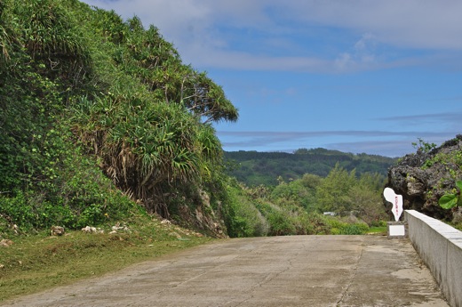 Rurutu : route pointe Arei, dec 2010