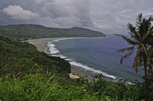 Rurutu : Baie d'Avera, nov 2010