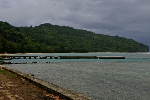 Rurutu : baie d'Avera, nov 2010