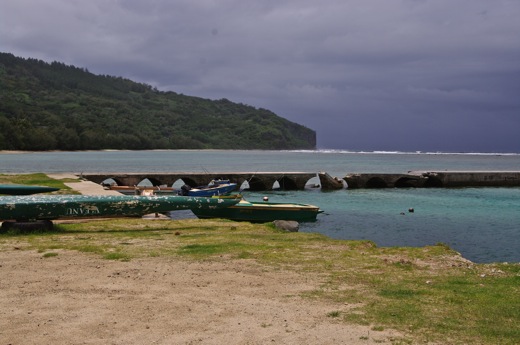 Rurutu : baie d'Avera, nov 2010