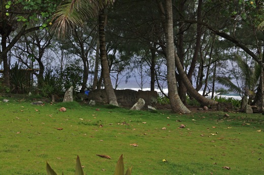 vestiges d'un marae, nov 2010