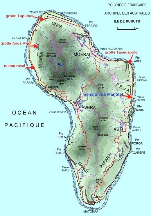 carte de Rurutu, nov 2010