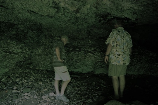 visite de la grotte, nov 2010