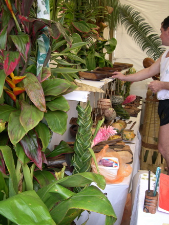 au salon des Marquises à Tahiti ...