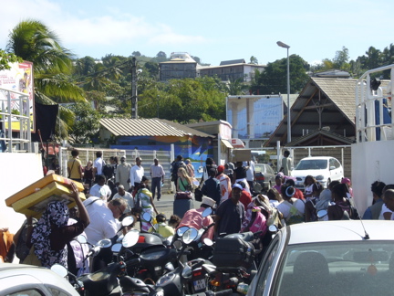 arrivée à Mamoudzou