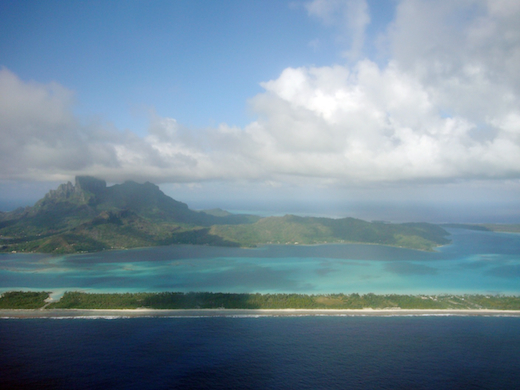 vue sur Bora Bora