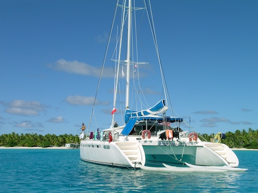 croisière en catamaran aux Tuamotu