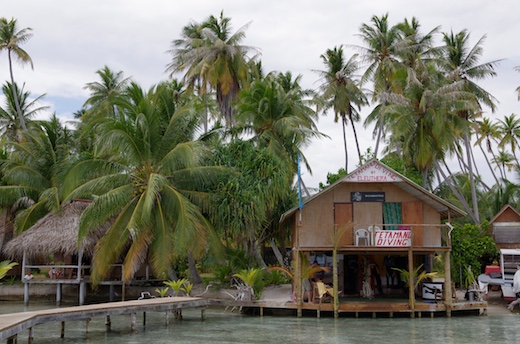 Pension Tetamanu village, centre de plongée Diving Eleuthera