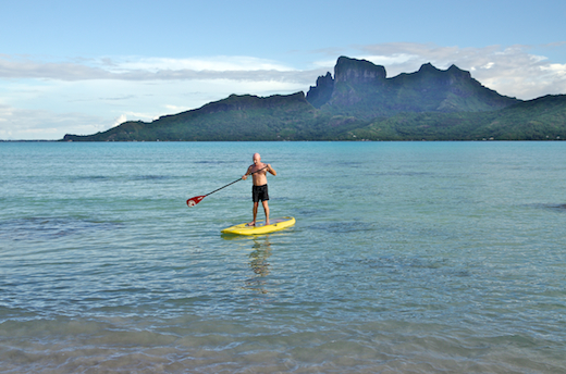 paddle sur le lagon, avril 2013