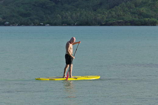 paddle sur le lagon, avril 2013