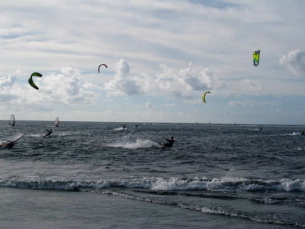 kitesurf au motu Martin