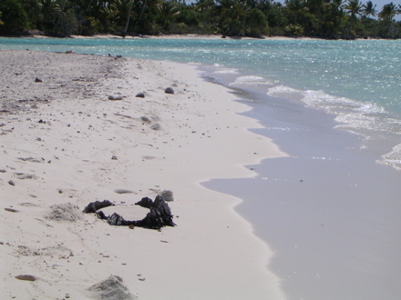 plage de sable blanc